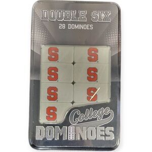 NEW Syracuse University SU College Dominoes Double Six Collector's Edition